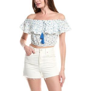 Brook + Lynn Womens  Top, White